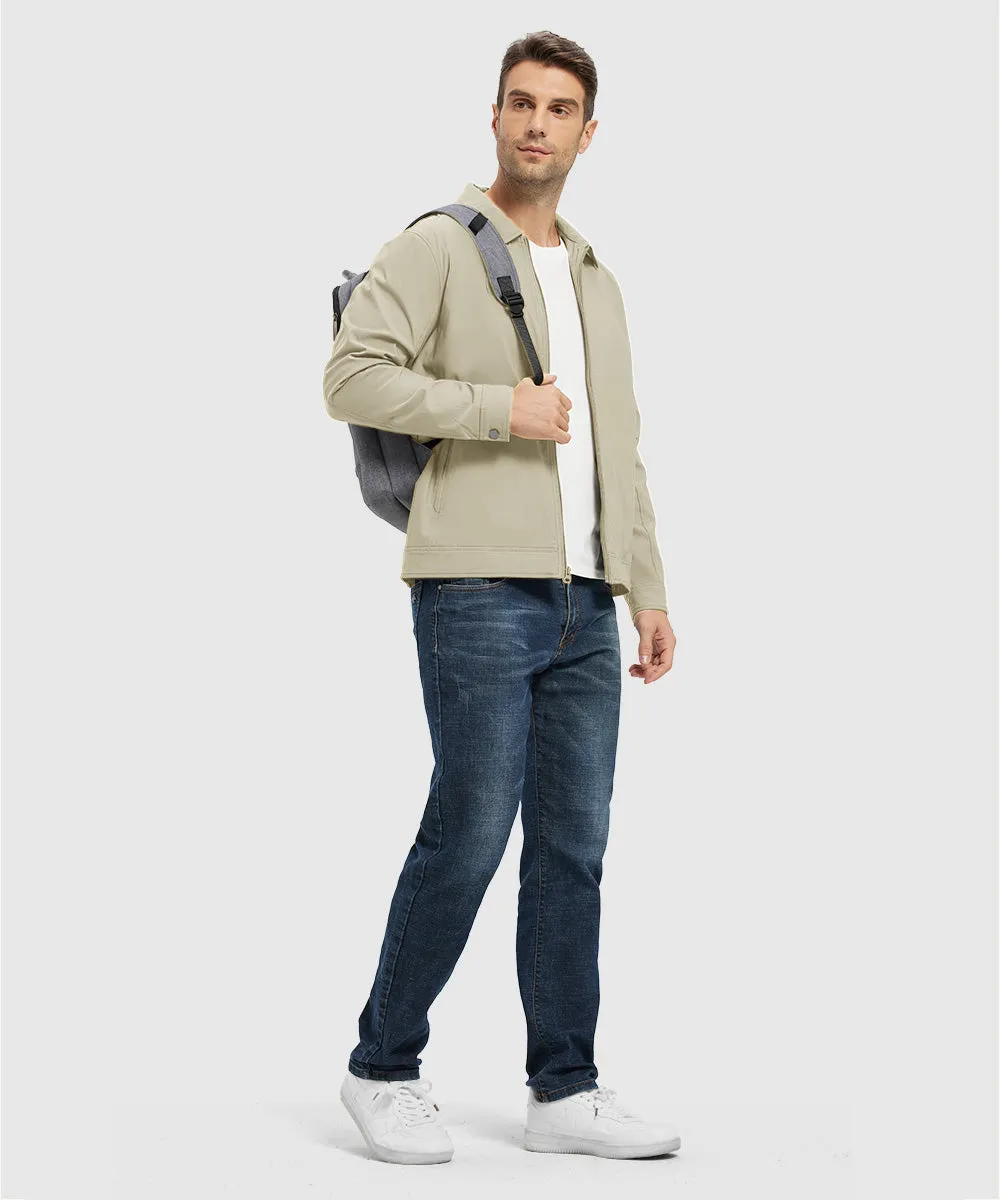 Men's Casual Lightweight Lapel Jacket