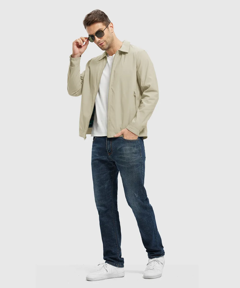 Men's Casual Lightweight Lapel Jacket