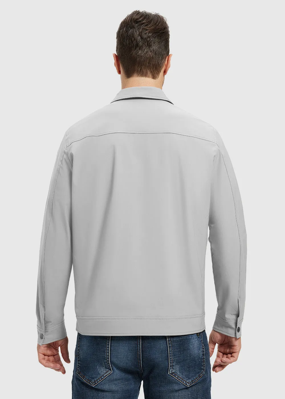 Men's Casual Lightweight Lapel Jacket
