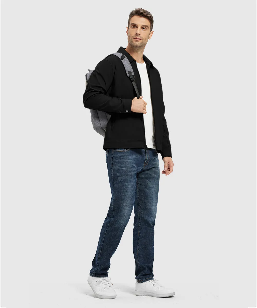 Men's Casual Lightweight Lapel Jacket