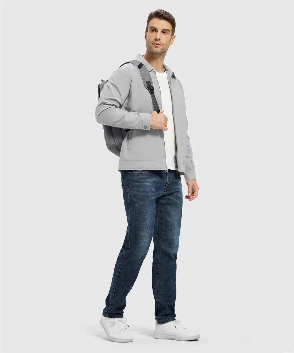 Men's Casual Lightweight Lapel Jacket