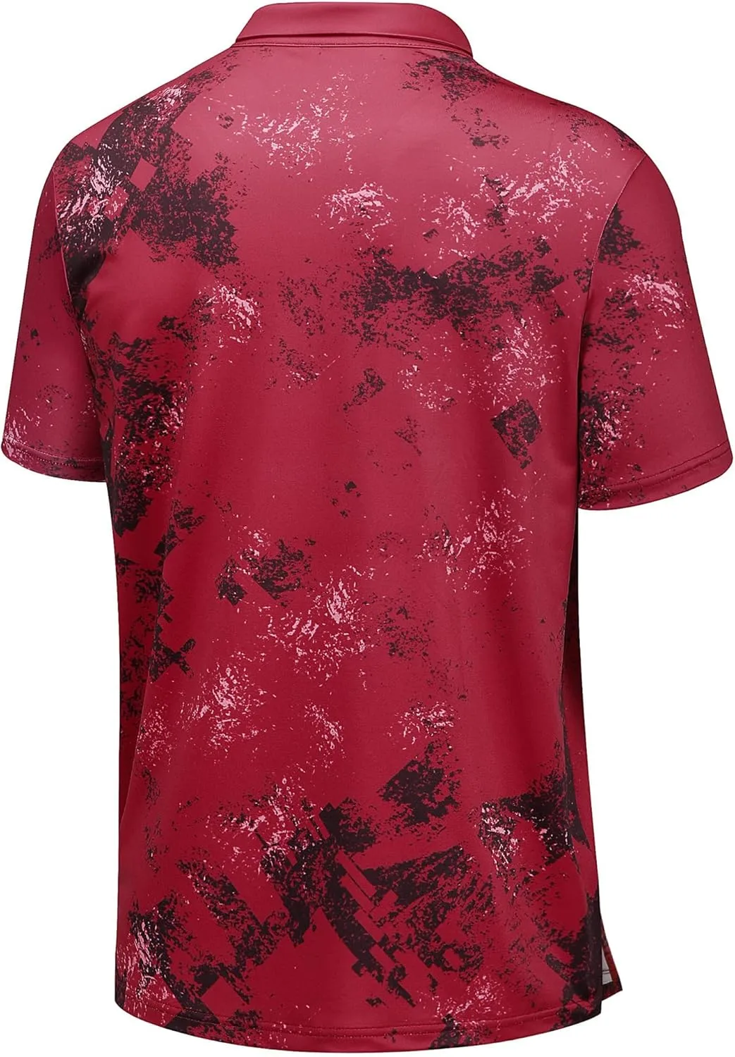 Men's Golf Shirts-Moisture Wicking Dry Fit Performance Recycled Polo Short Sleeve for Bussiness Casual Tennis