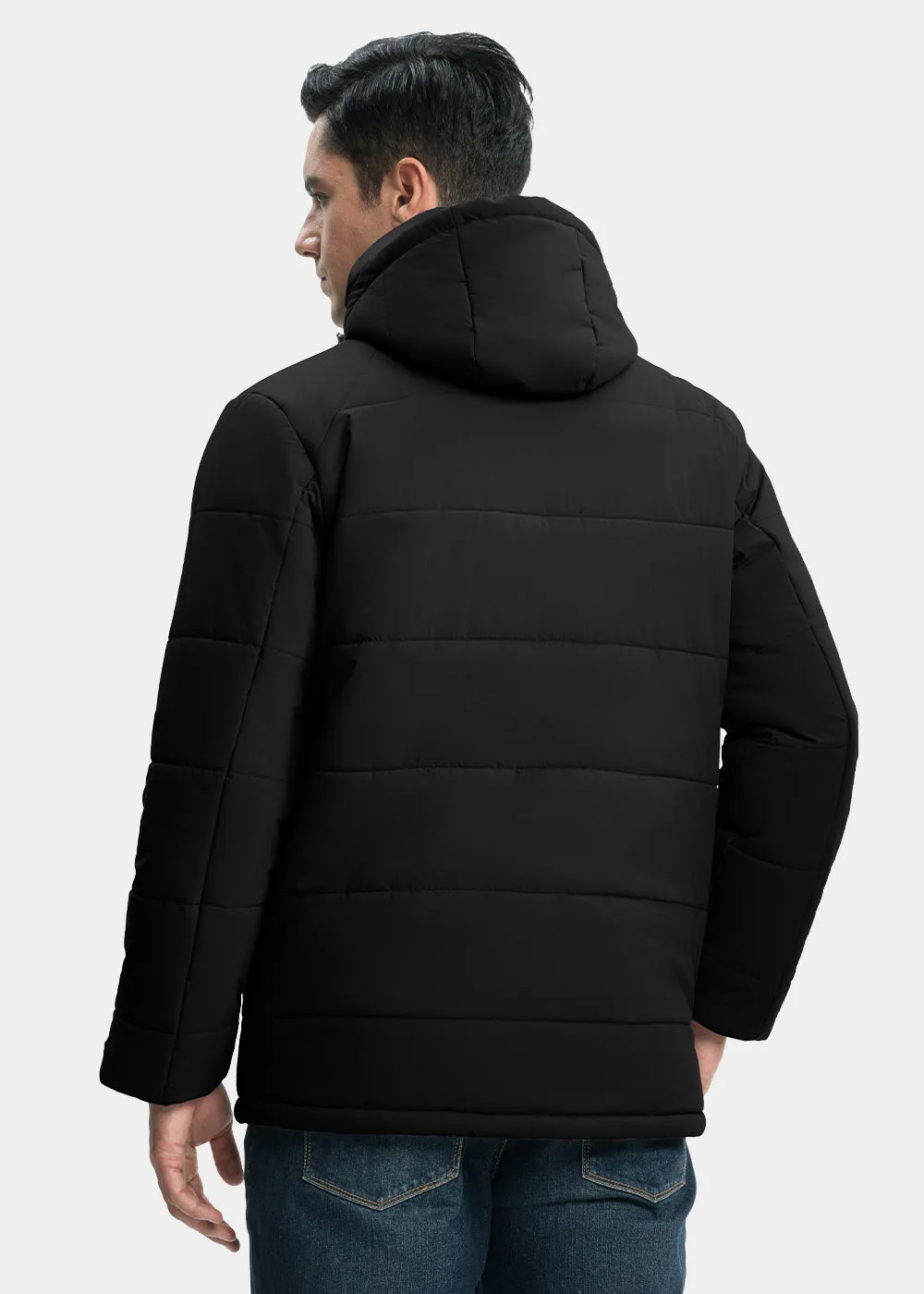 Men's Mid-length Wool Fleece Lining Jacket