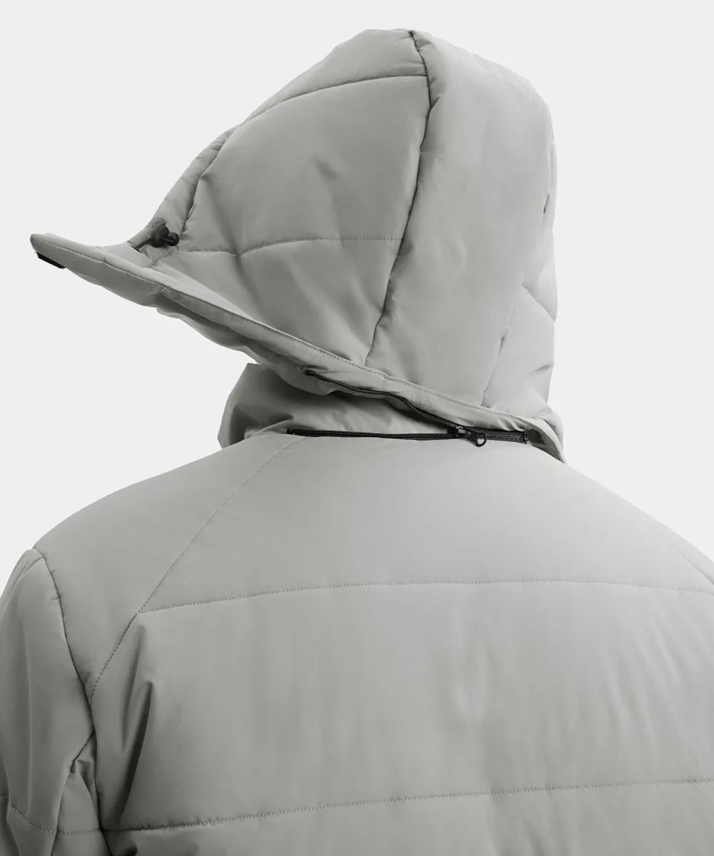 Men's Mid-length Wool Fleece Lining Jacket