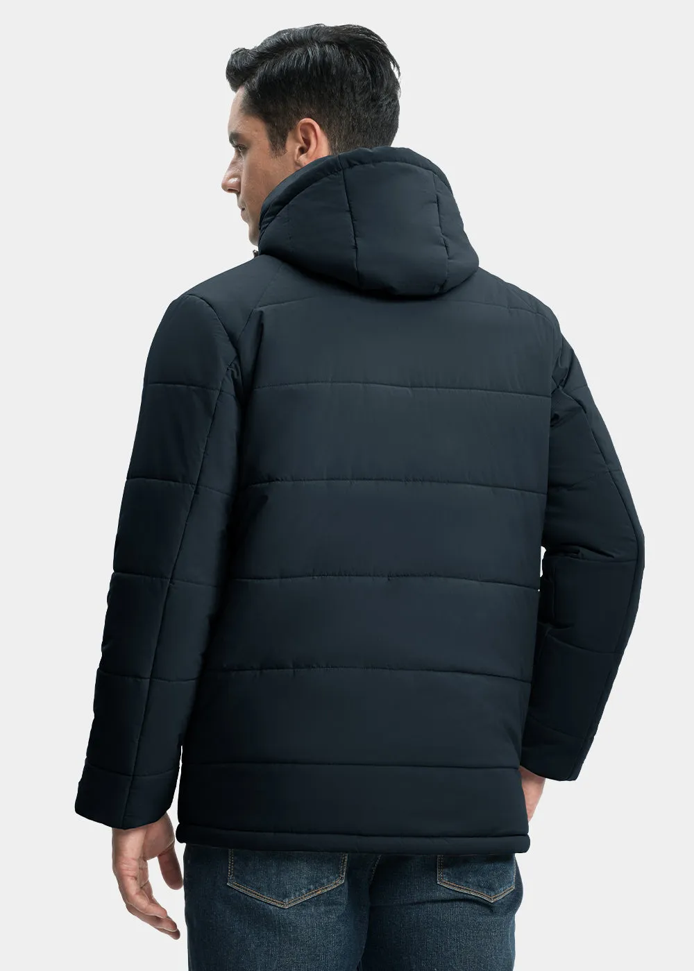 Men's Mid-length Wool Fleece Lining Jacket