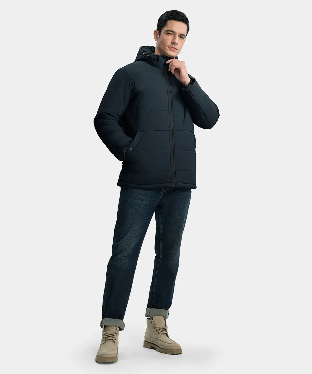 Men's Mid-length Wool Fleece Lining Jacket