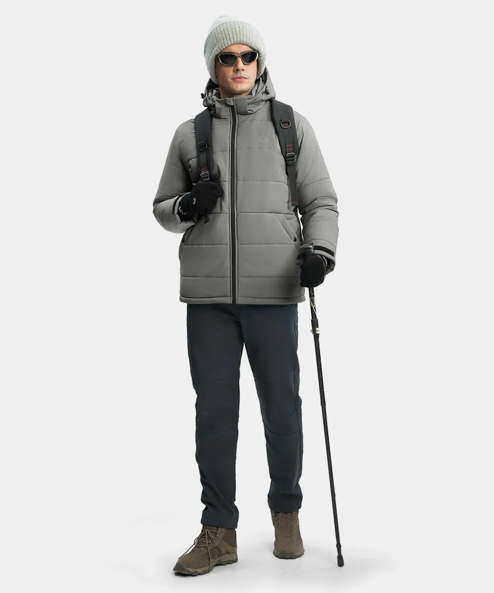 Men's Mid-length Wool Fleece Lining Jacket