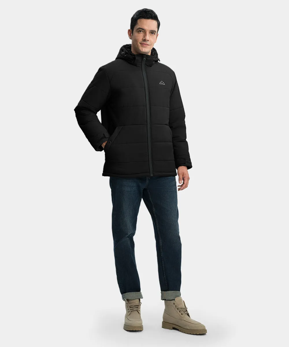 Men's Mid-length Wool Fleece Lining Jacket