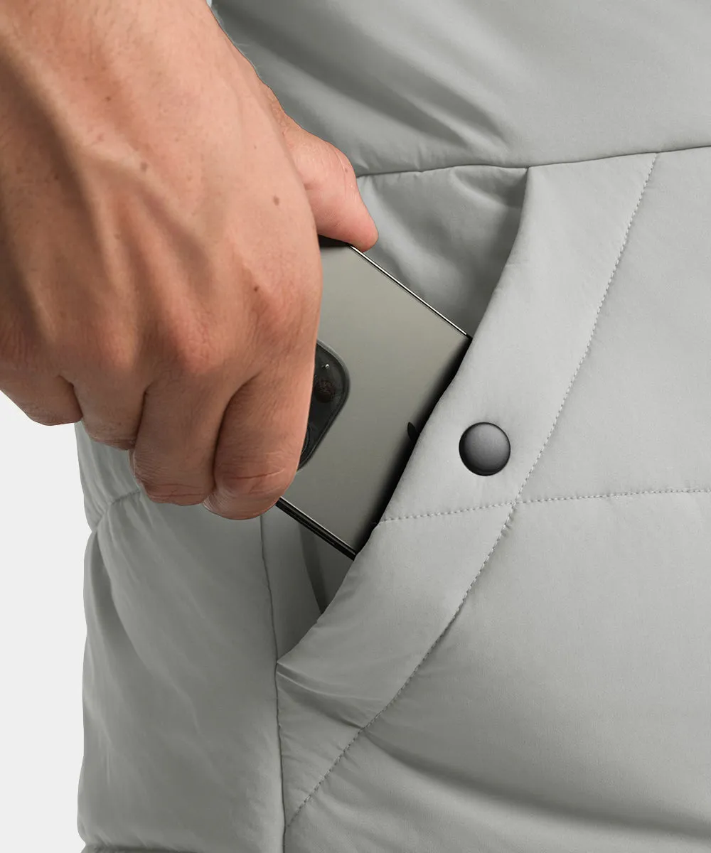 Men's Mid-length Wool Fleece Lining Jacket