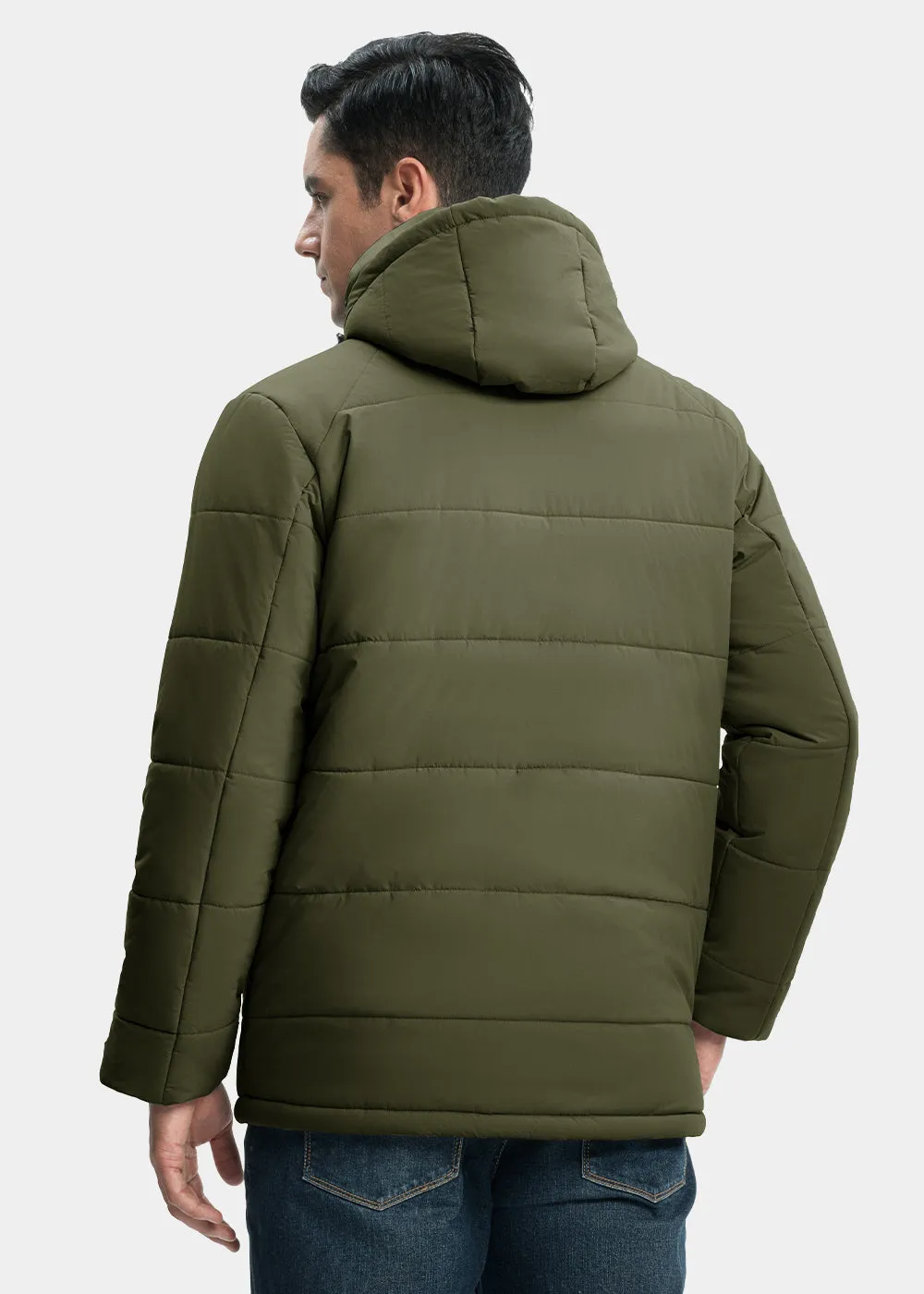 Men's Mid-length Wool Fleece Lining Jacket