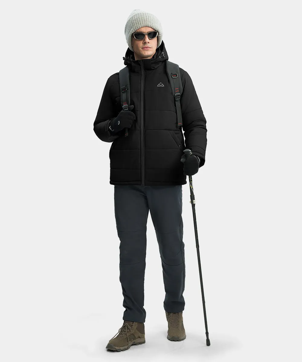 Men's Mid-length Wool Fleece Lining Jacket