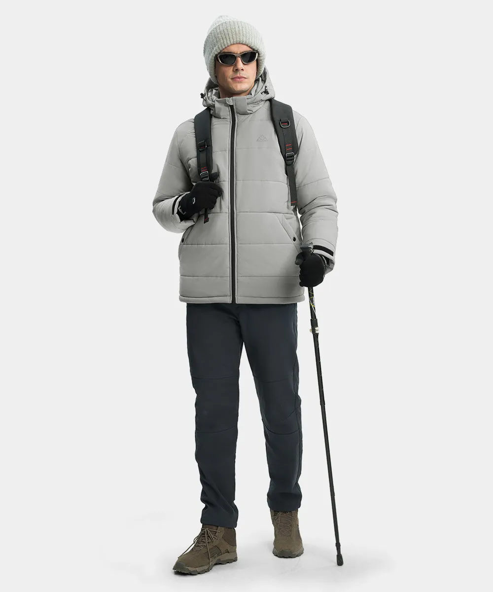 Men's Mid-length Wool Fleece Lining Jacket