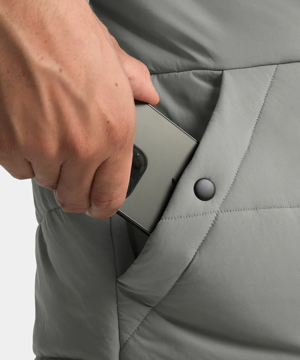 Men's Mid-length Wool Fleece Lining Jacket