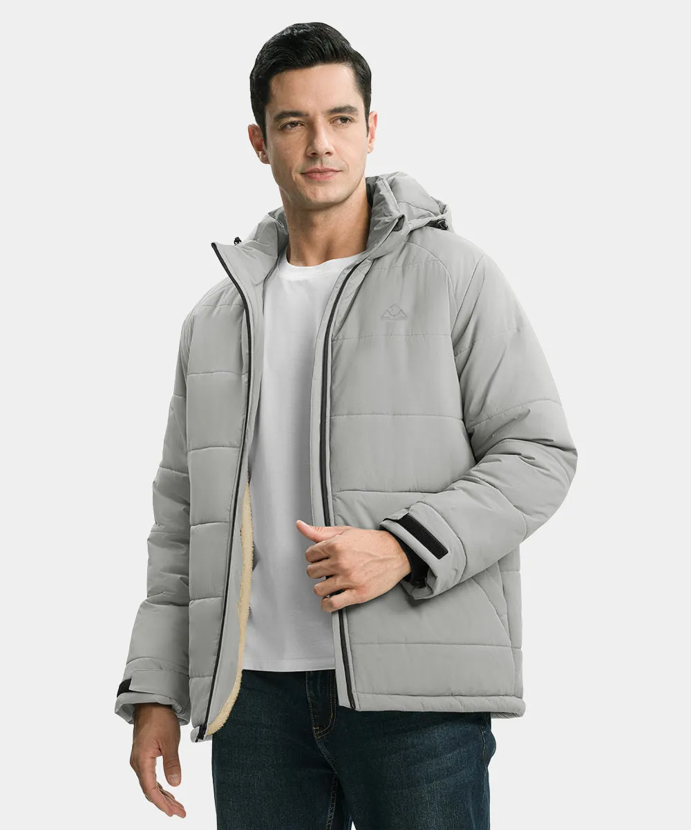 Men's Mid-length Wool Fleece Lining Jacket