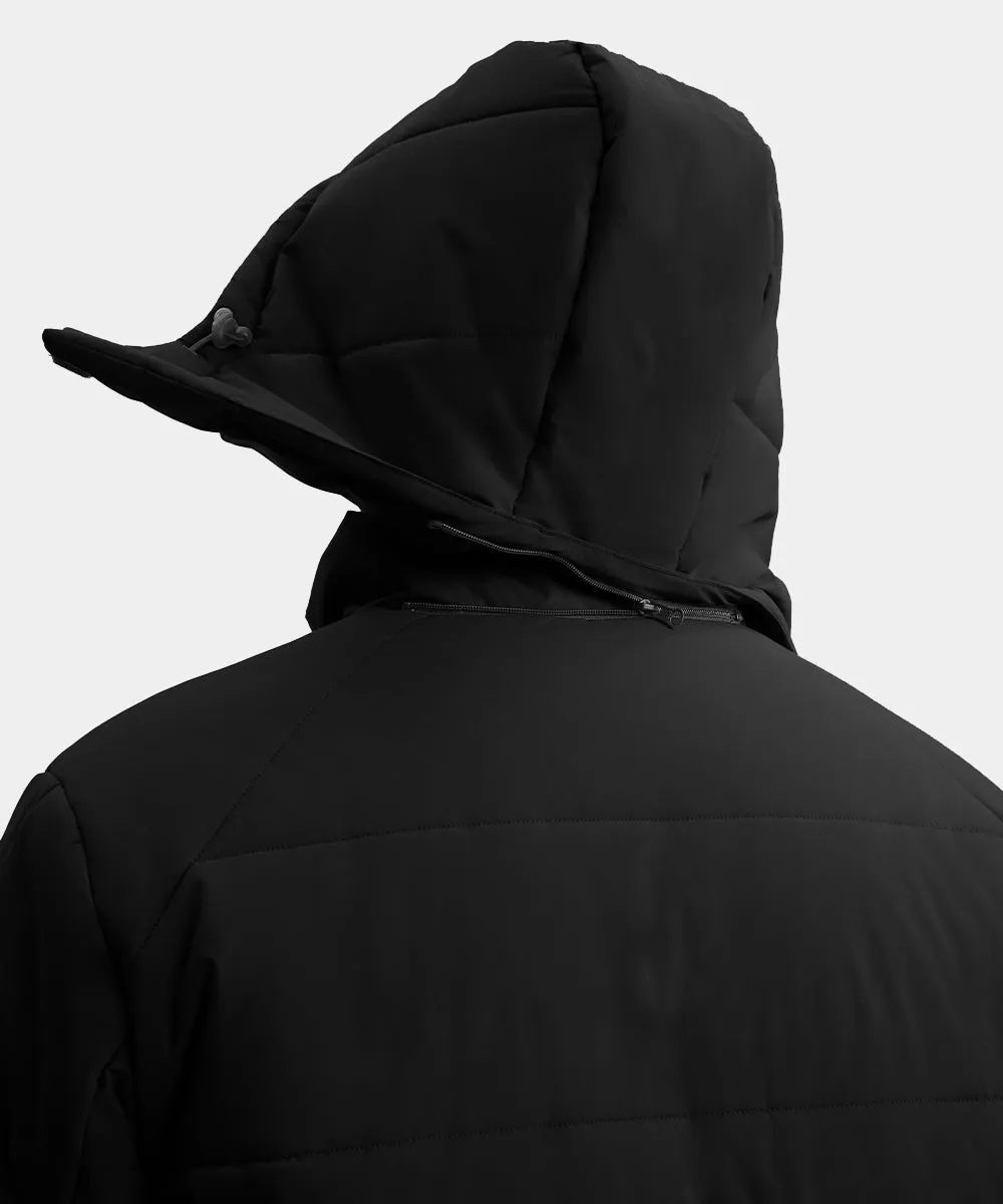 Men's Mid-length Wool Fleece Lining Jacket