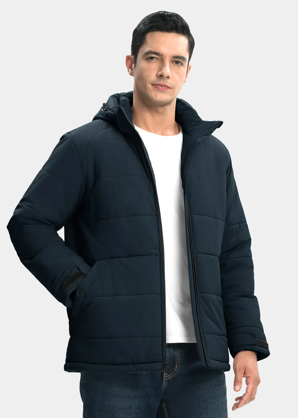 Men's Mid-length Wool Fleece Lining Jacket
