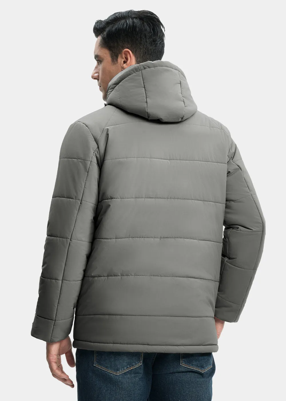 Men's Mid-length Wool Fleece Lining Jacket