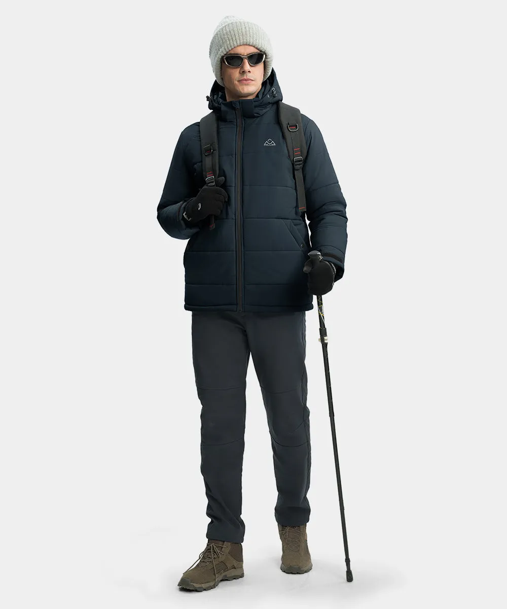 Men's Mid-length Wool Fleece Lining Jacket
