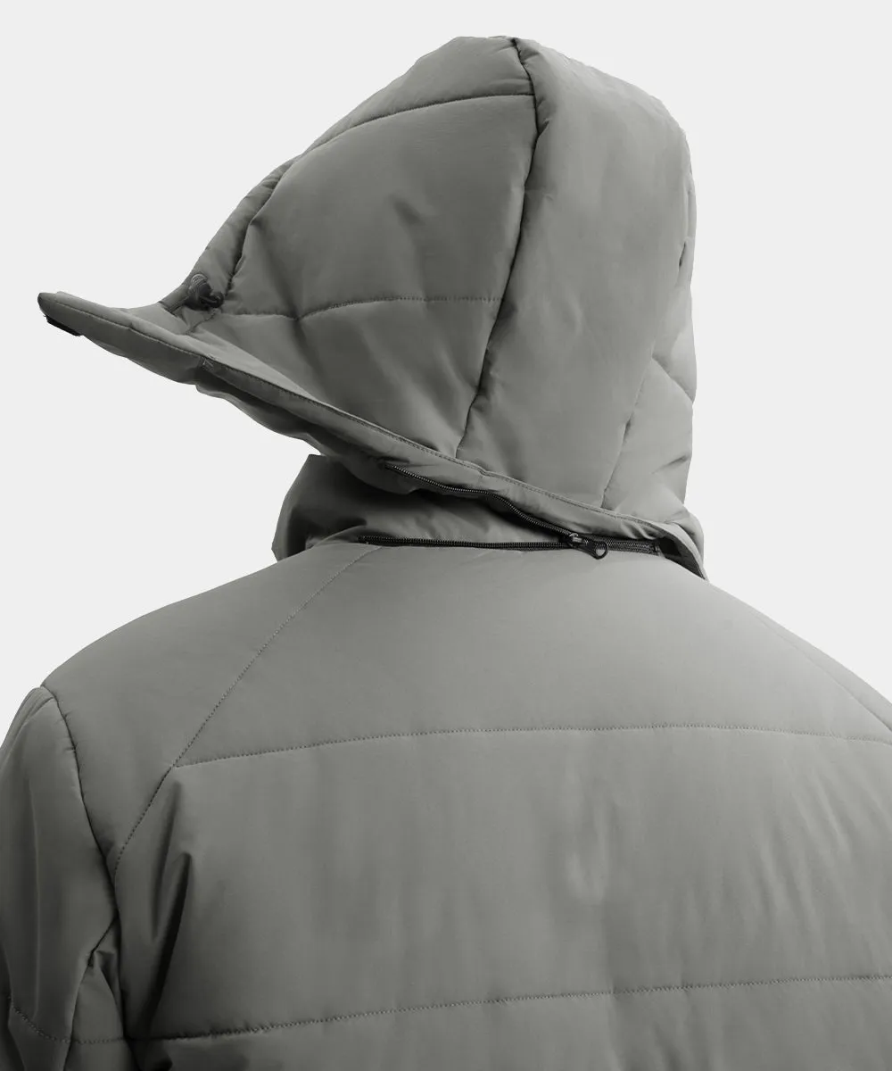 Men's Mid-length Wool Fleece Lining Jacket