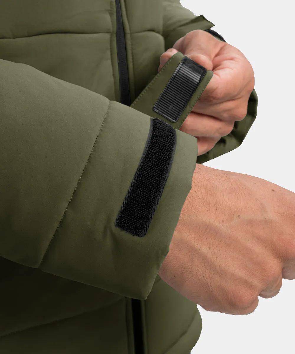 Men's Mid-length Wool Fleece Lining Jacket