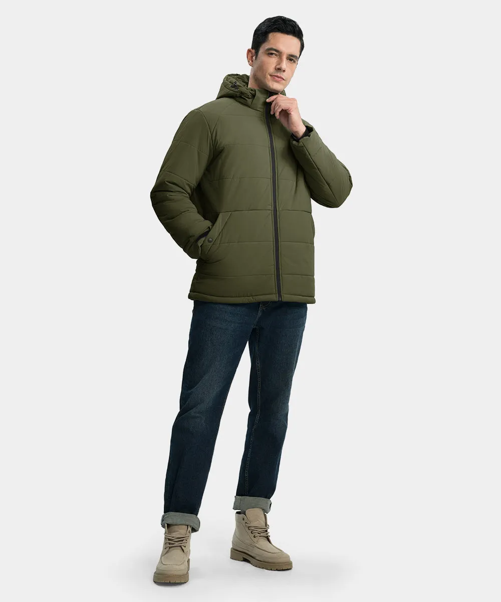 Men's Mid-length Wool Fleece Lining Jacket