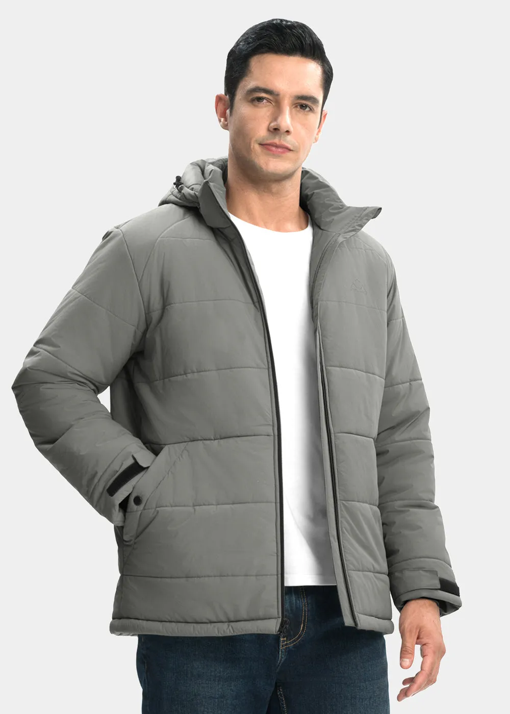 Men's Mid-length Wool Fleece Lining Jacket