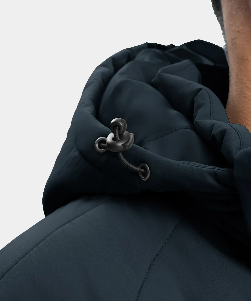 Men's Mid-length Wool Fleece Lining Jacket