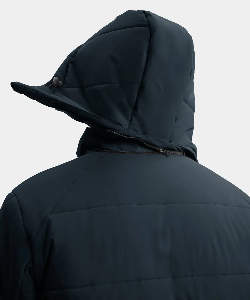 Men's Mid-length Wool Fleece Lining Jacket