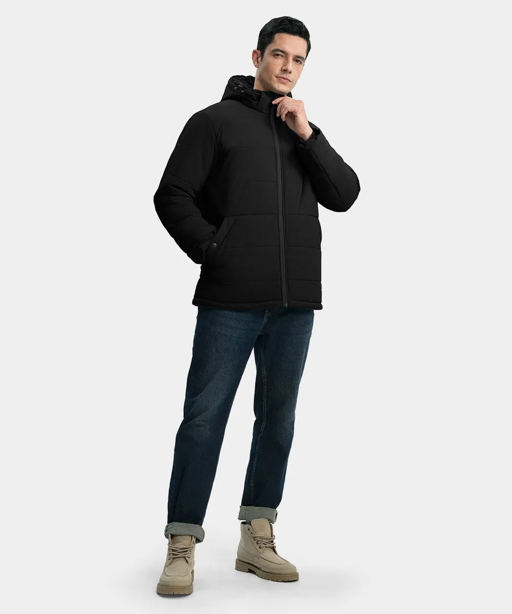 Men's Mid-length Wool Fleece Lining Jacket