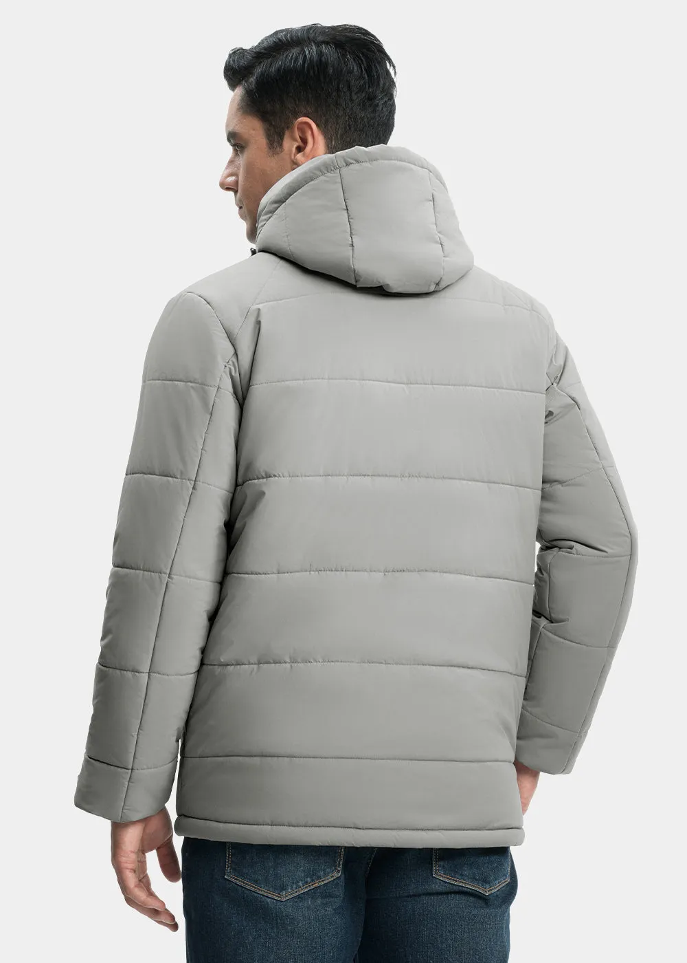 Men's Mid-length Wool Fleece Lining Jacket