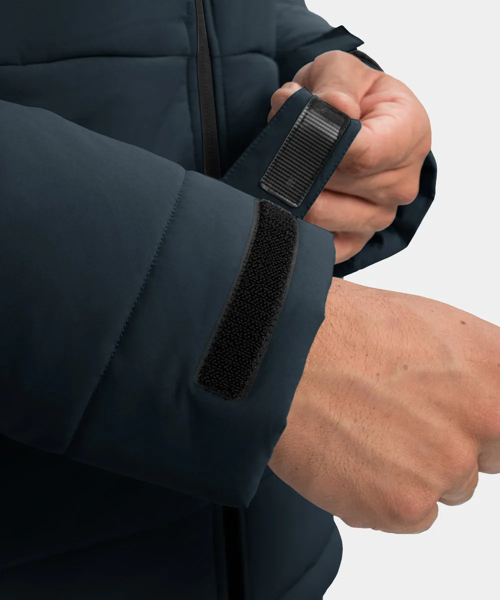 Men's Mid-length Wool Fleece Lining Jacket