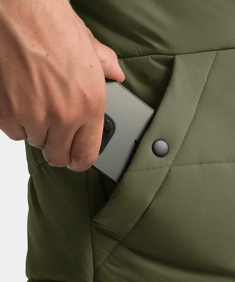 Men's Mid-length Wool Fleece Lining Jacket