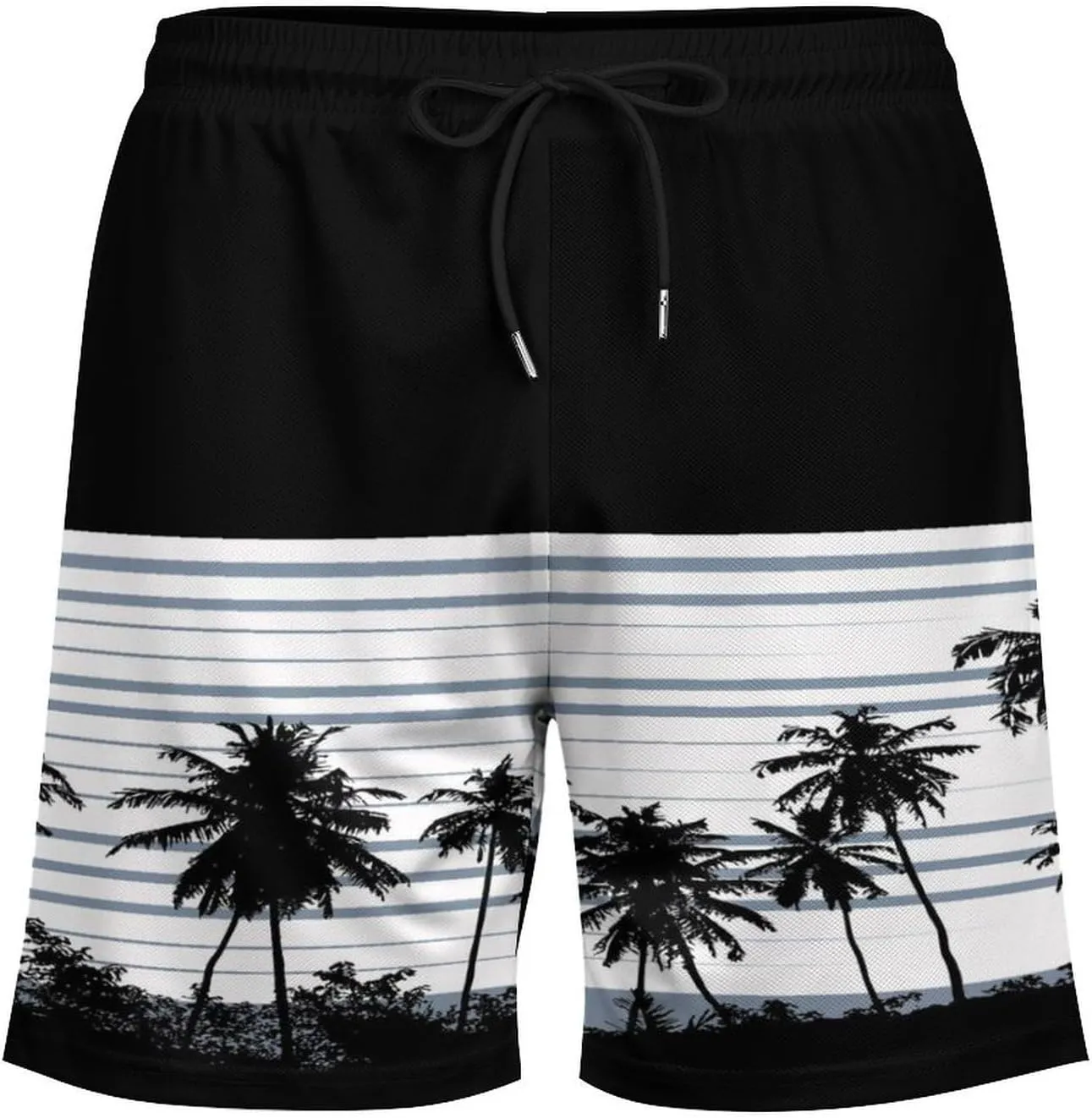 Men's Quick-Dry Swimming Trunks 7 Inch with Compression Liner 2 in 1 Beach Swim Board Shorts with Pockets