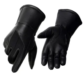 Milwaukee Leather MG7701 Women's Deer Skin Leather Insulated Gauntlet