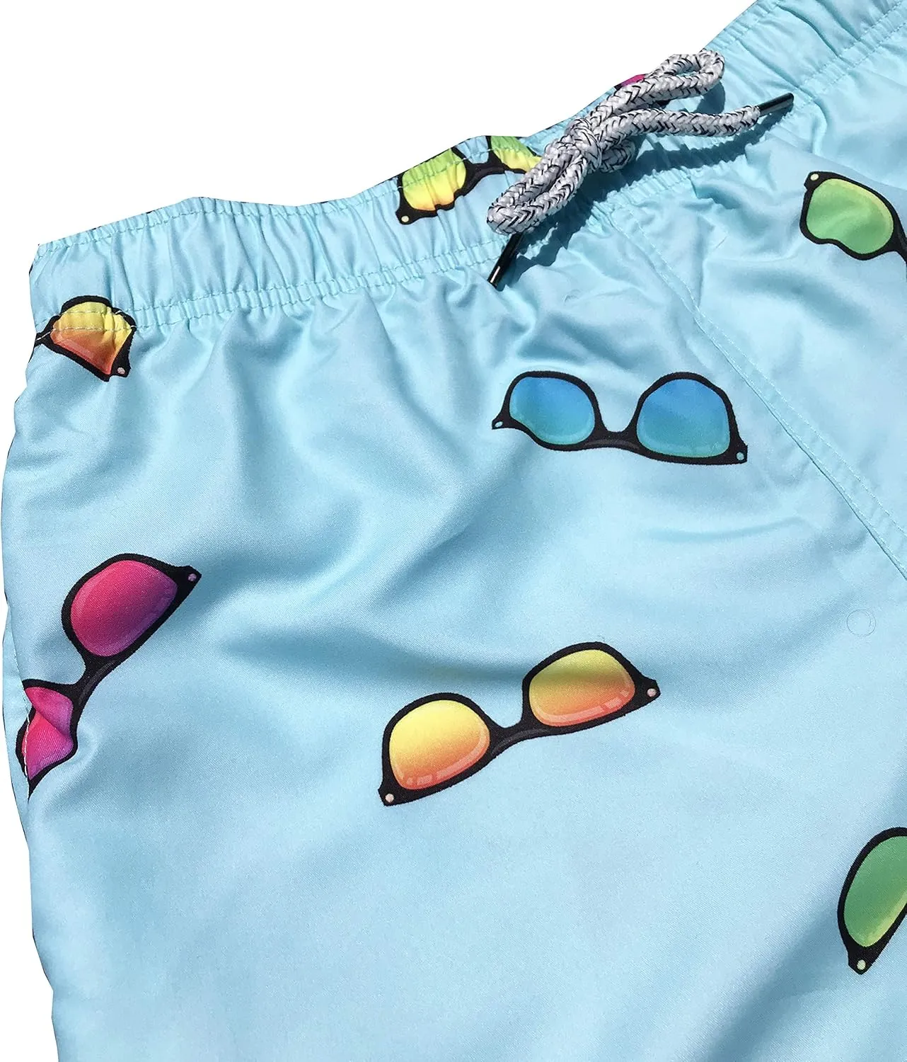 Molokai Mens Swim Trunks Quick Dry Elastic Waist Drawstring