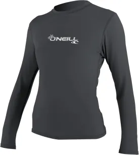 O'Neill Women's Basic Skins Upf 50  Long Sleeve Sun Shirt