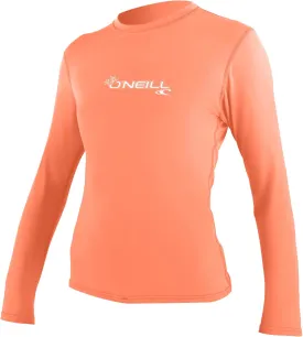 O'Neill Women's Basic Skins Upf 50  Long Sleeve Sun Shirt