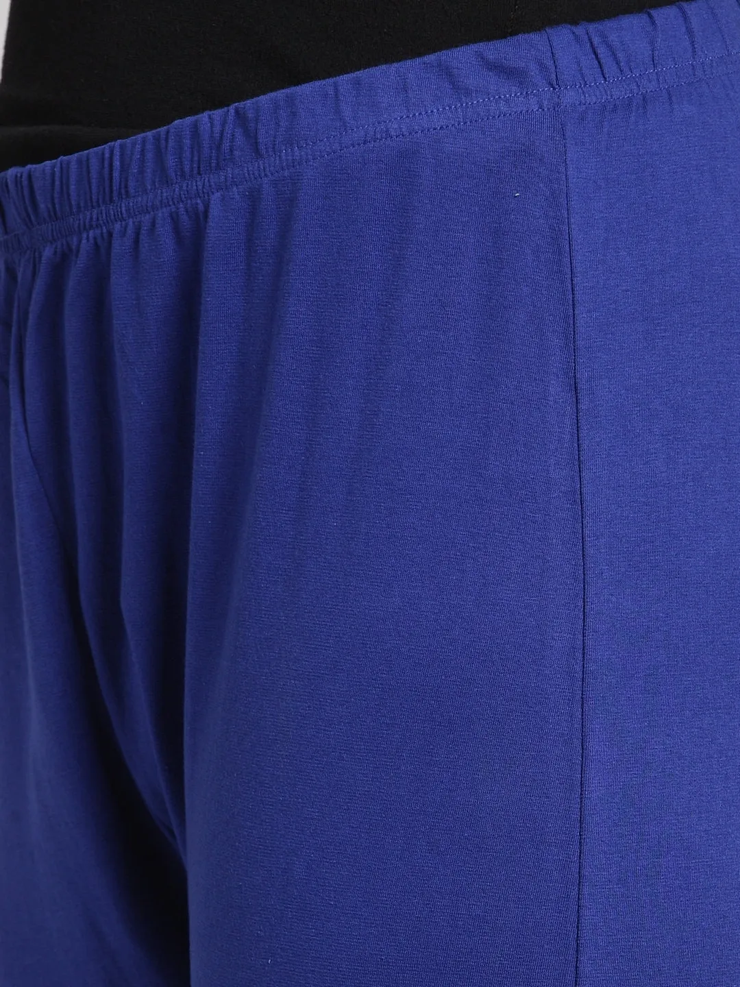 plusS Women Blue Solid Leggings