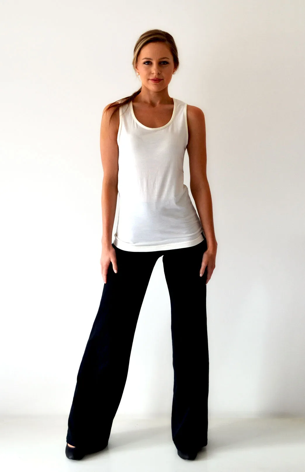 Pre Loved: Sleeveless Scoop Top - Jersey (size 6/XS)