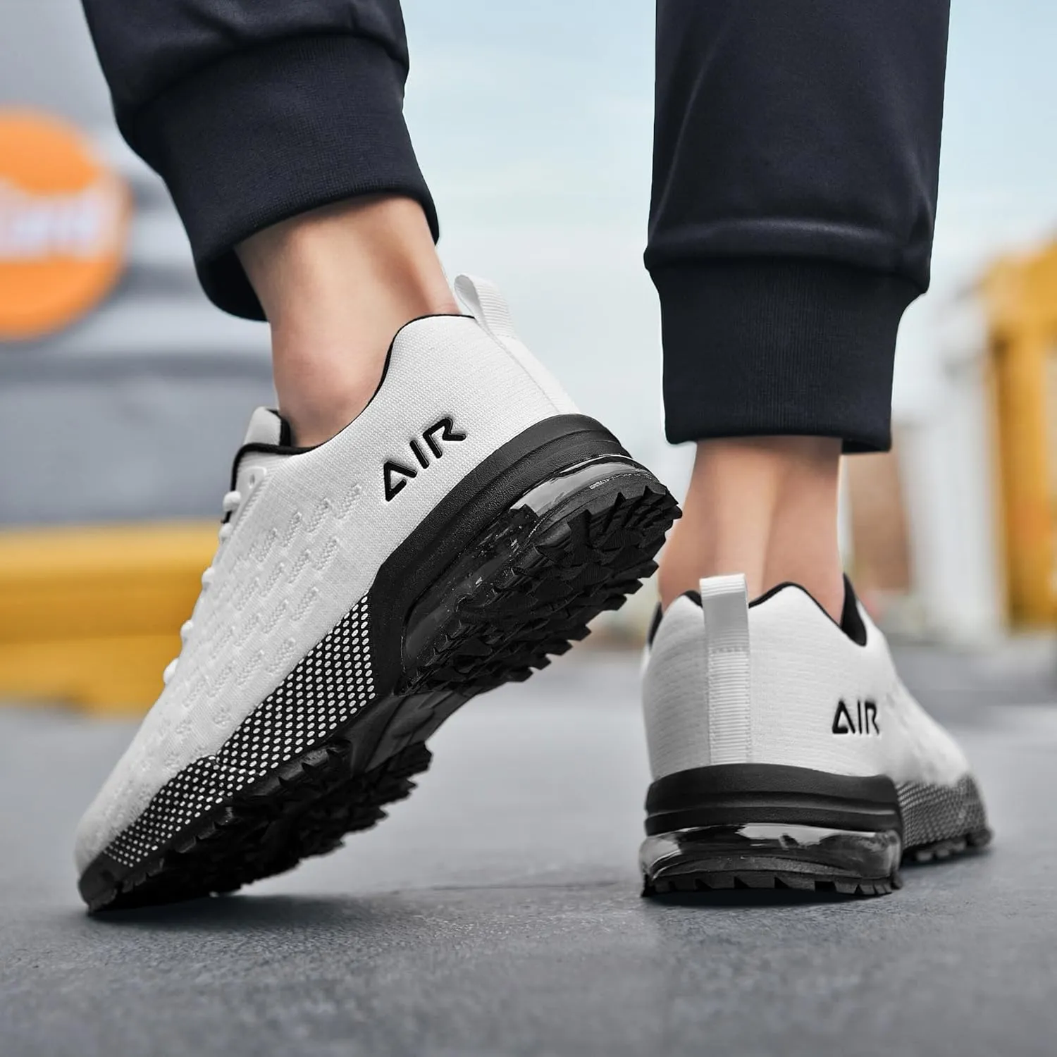 QAUPPE Mens Running Shoes Athletic Trail Tennis Sneaker (US7-12.5 D(M)