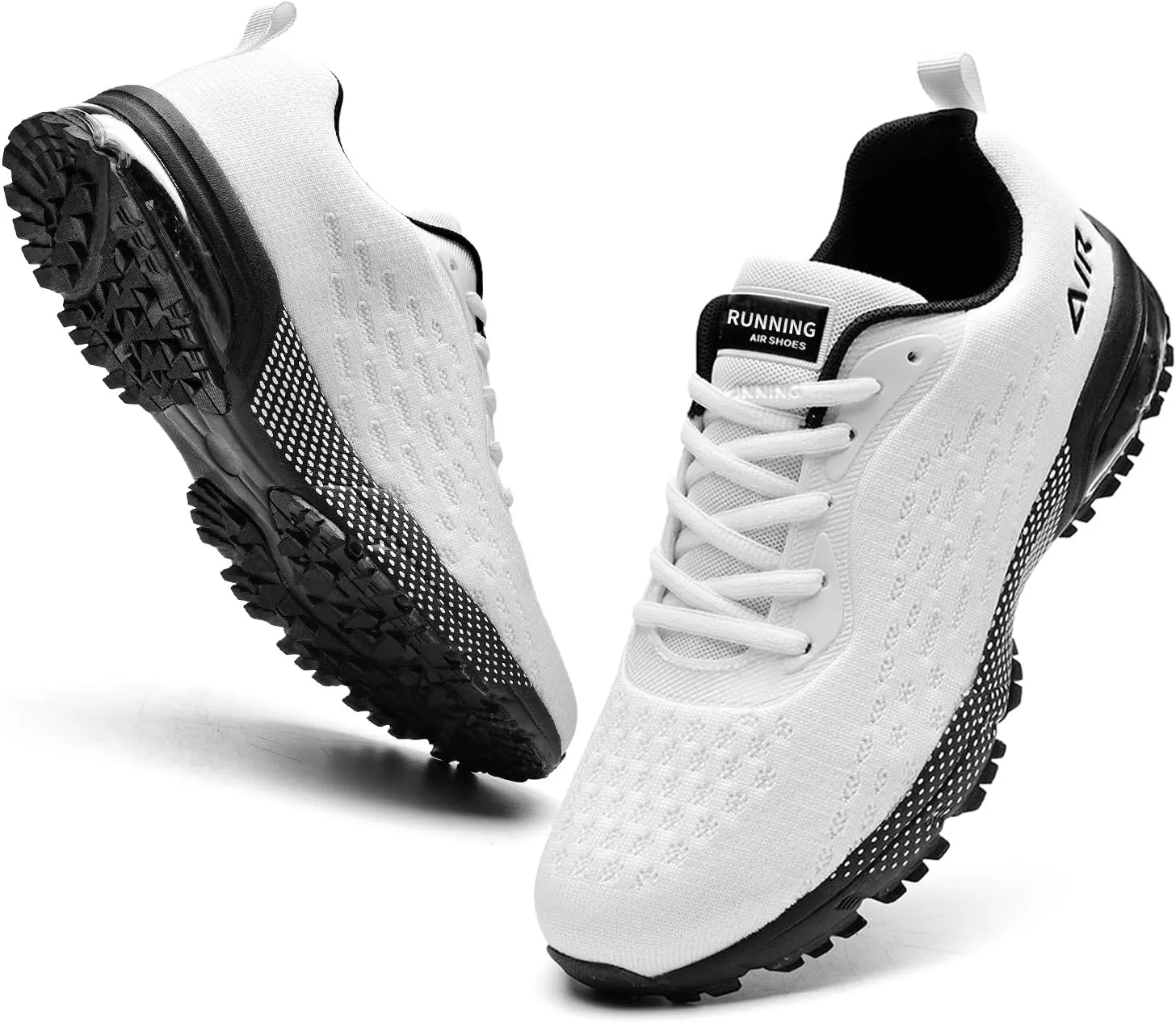 QAUPPE Mens Running Shoes Athletic Trail Tennis Sneaker (US7-12.5 D(M)