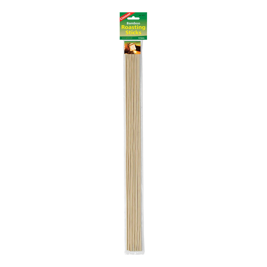 Roasting stick 30 inch 76.2mm long bamboo 12 pack