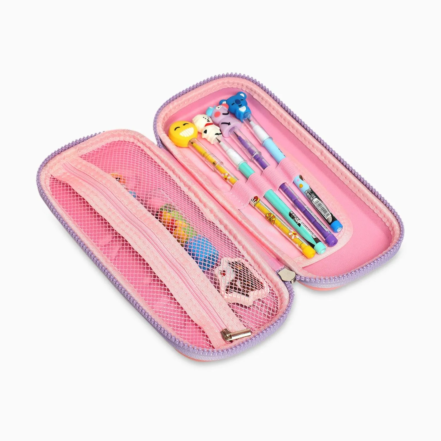 School Kids Hard Case unicorn Print Pencil Pouch small size