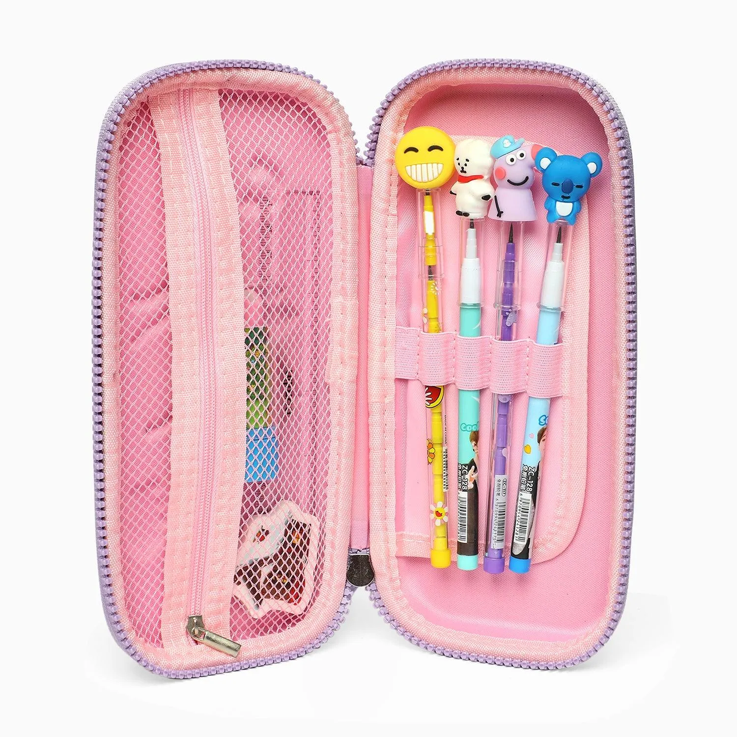 School Kids Hard Case unicorn Print Pencil Pouch small size