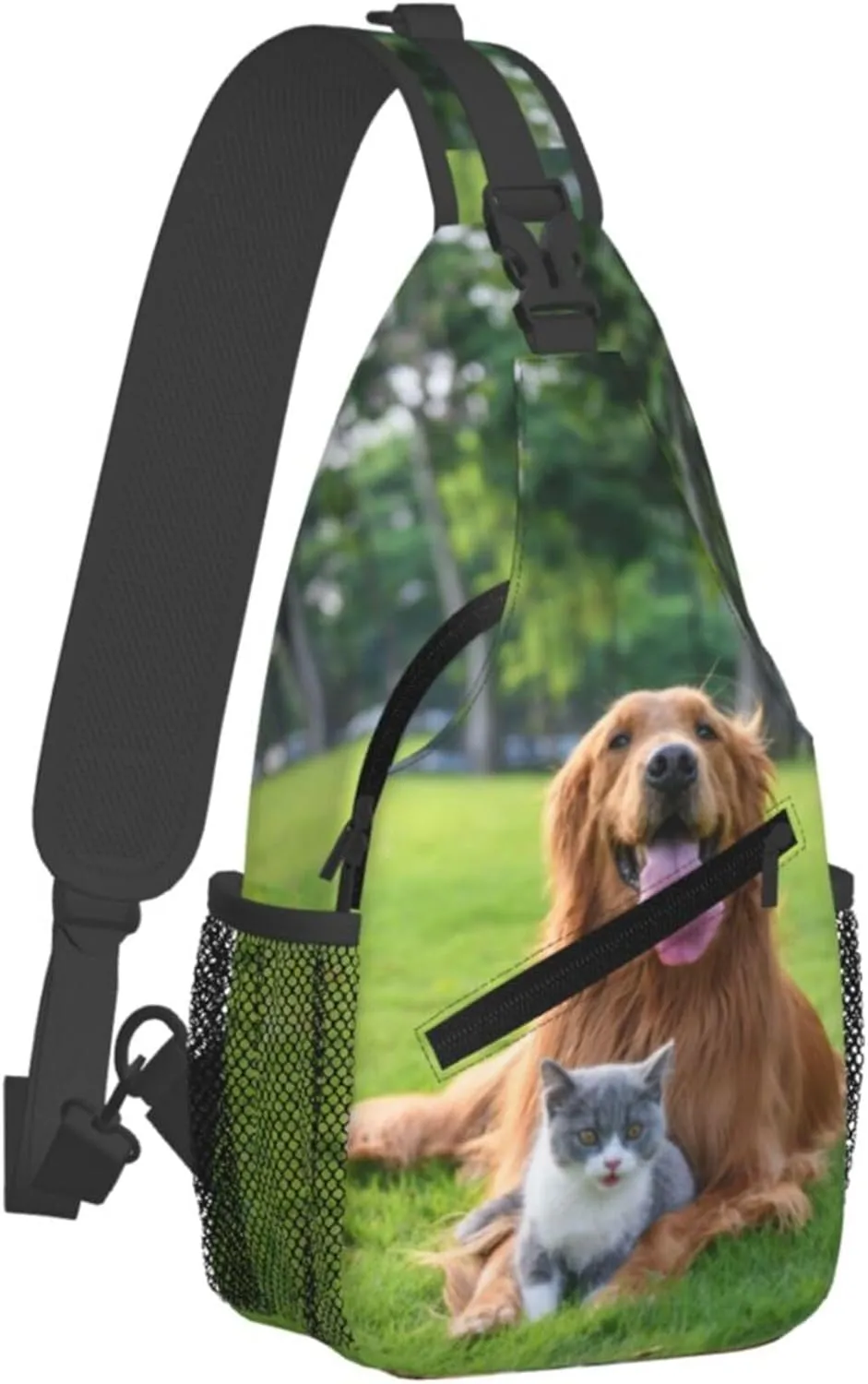 Sling Bag - Personalized Crossbody Bags for Men & Women - Customize Image, Logo or Text - Sling Shoulder Backpack