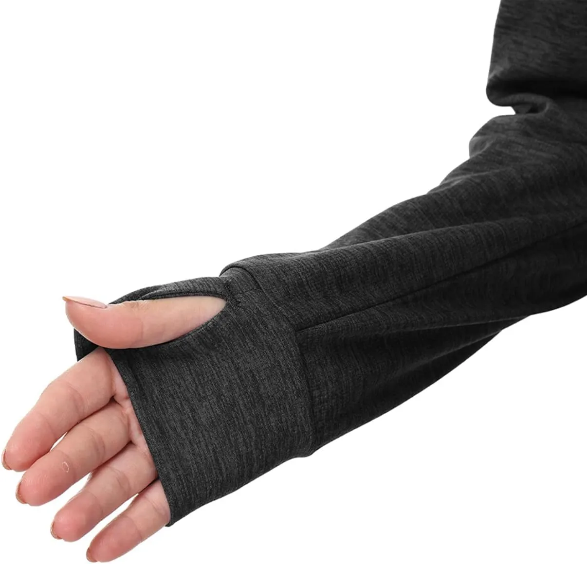 TBMPOY Womens UPF 50  Sun Protection Hoodie Jackets Light Weight Long Sleeve Shirts Hiking Outdoor Full Zip Tops