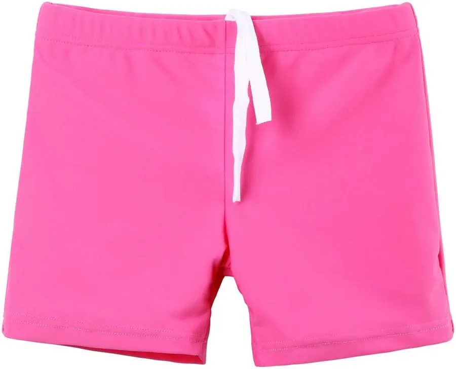 TFJH E Kids Girls Board Shorts UV 50  Sun Protection Swimsuits Swim Bottoms 3-12Years