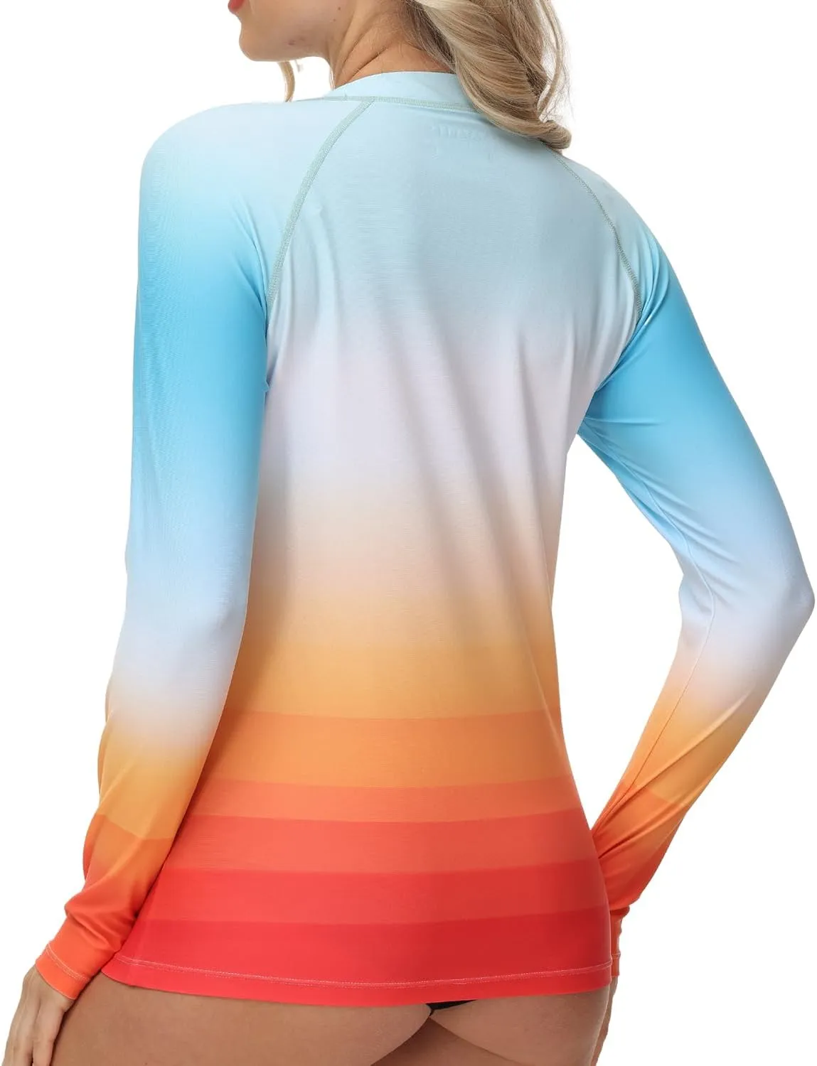 VAYAGER Womens Rash Guard UPF 50  Swim Shirts Long Sleeve Quick Dry Water Beach Surfing Swimming Tops with Thumb Hole