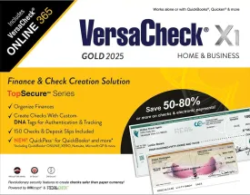 VersaCheck X1 Gold 2025 (Download)   VersaCheck ONLINE Gold 1yr Sub Bundle [PC Download]