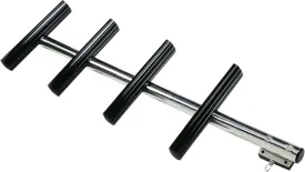 Vinland Marine 304 Stainless Steel Removable Boat Dive Ladder, 3-Step 4-Step, Boat Transom Ladder, Transom Step, with Boat Ladder Bracket, Swimming Ladder, Clip on Boat Ladder for Boat